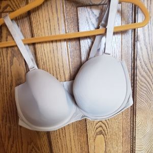 Cacique nude strapless bra